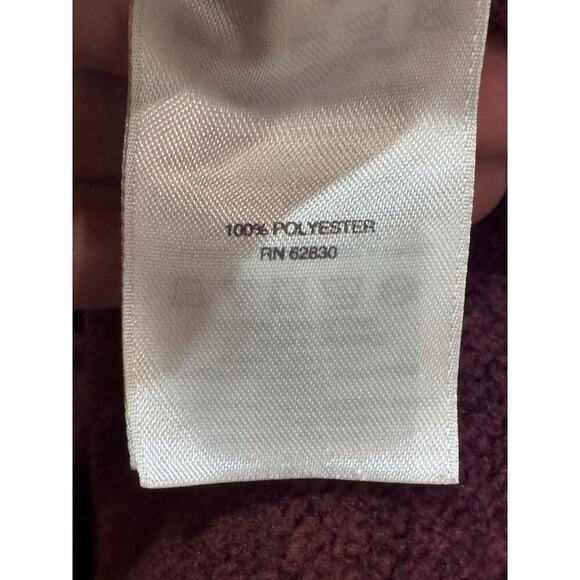 Lands End Sport Plus Size Maroon Pullover Sweater Tunic High Neck Long Sz 2X - Picture 9 of 11